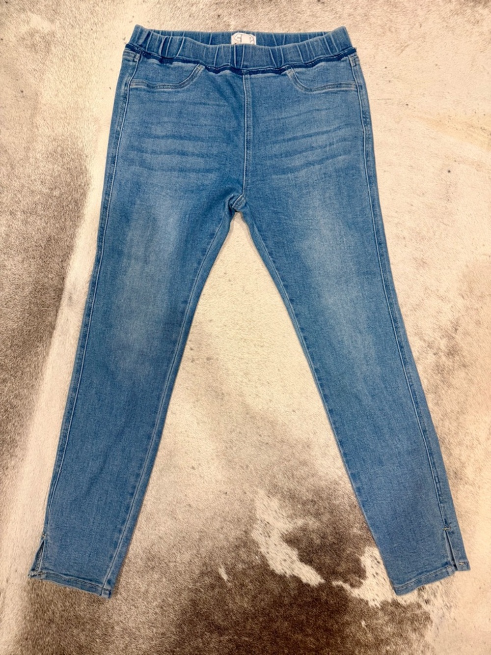 Mud Pie Light Blue Denim Waistband Stretch BRAND NEW NEVER WORN